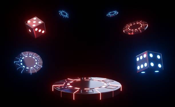 Live Mega Sevens reel display at m2000 slot studio with dealer and HD broadcast setup